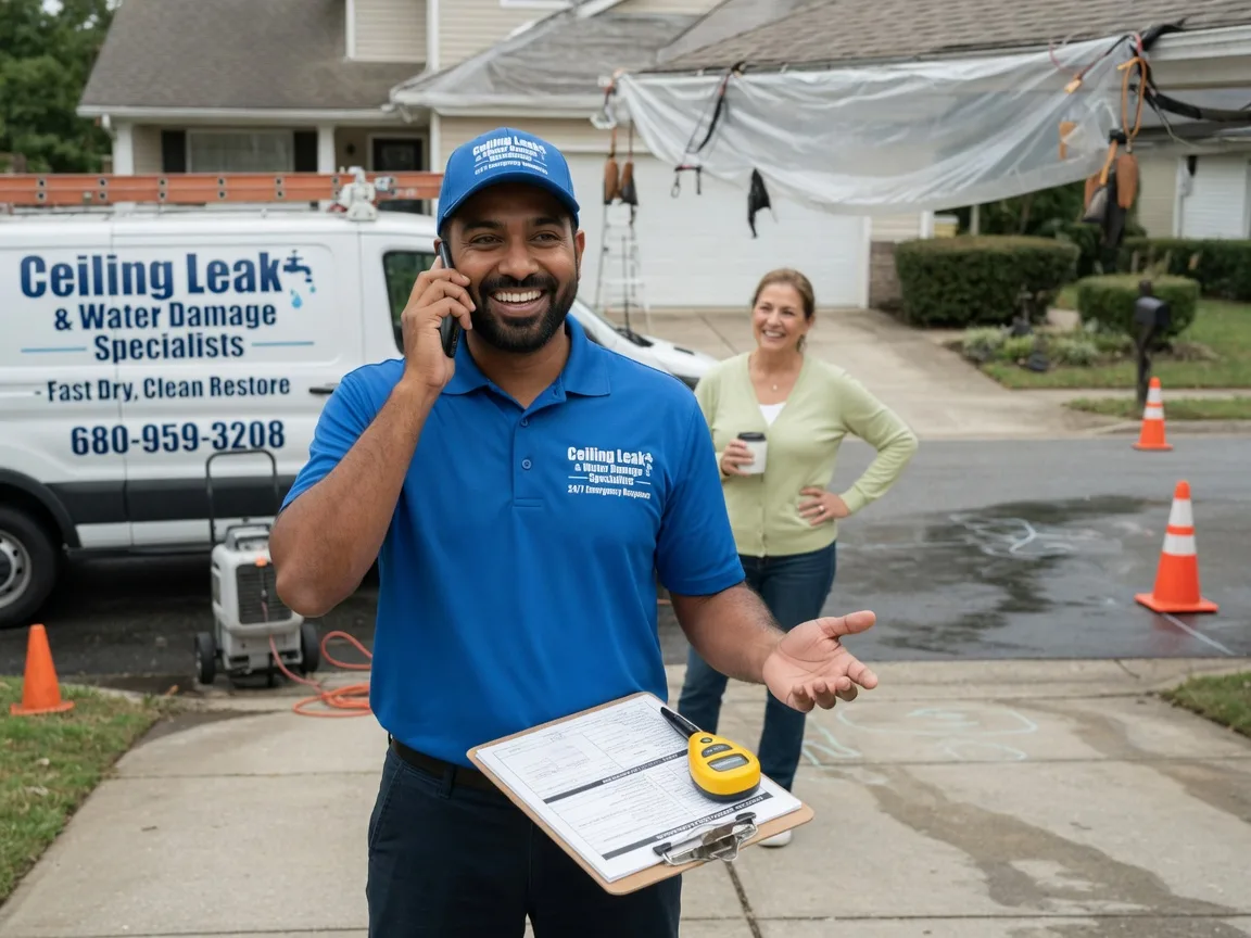 Ceiling Leak Cleanup Troy, IN FAQs